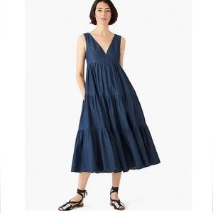 Kate Spade Denim Maxi Dress
